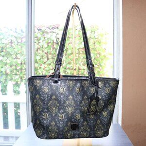 Dooney & Bourke  50th Anniversary Haunted Mansion Large tote